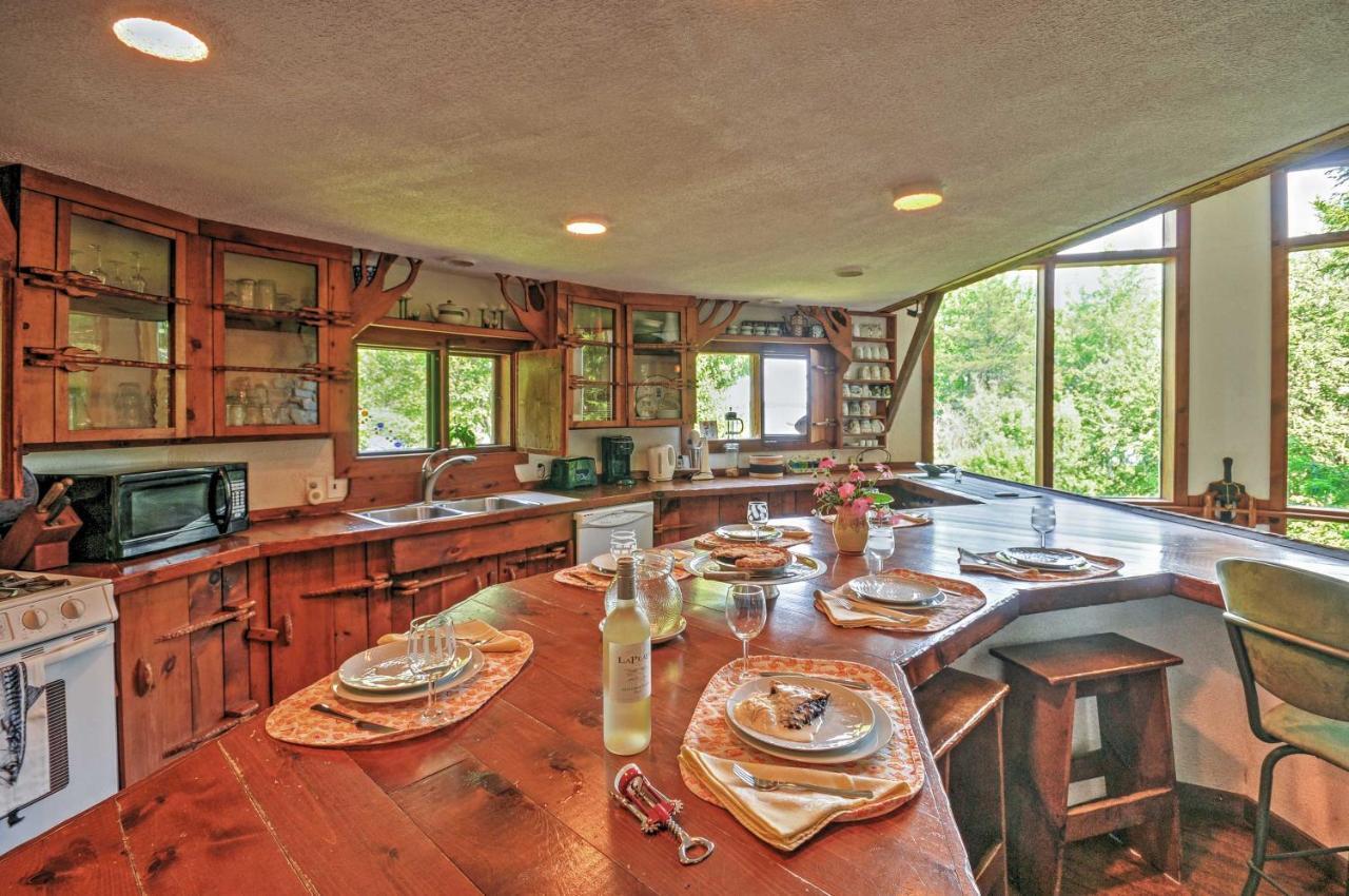 הוילה Prospect Harbor Dragonwood Castle On Waterfront With Stunning View מראה חיצוני תמונה